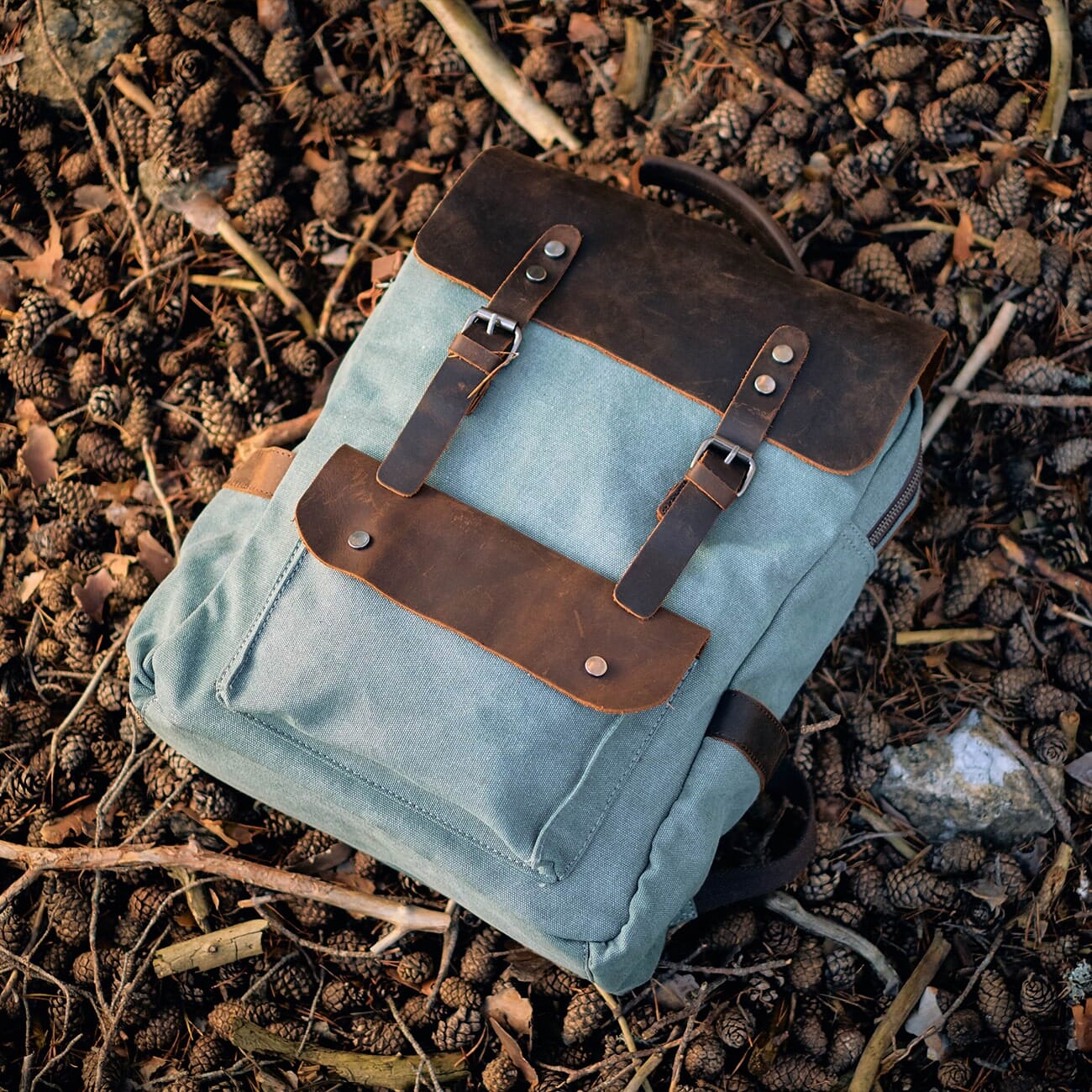 Sac à dos en toile pour ordinateur portable | HELSINKI - Artisanat de qualité, conçu pour durer