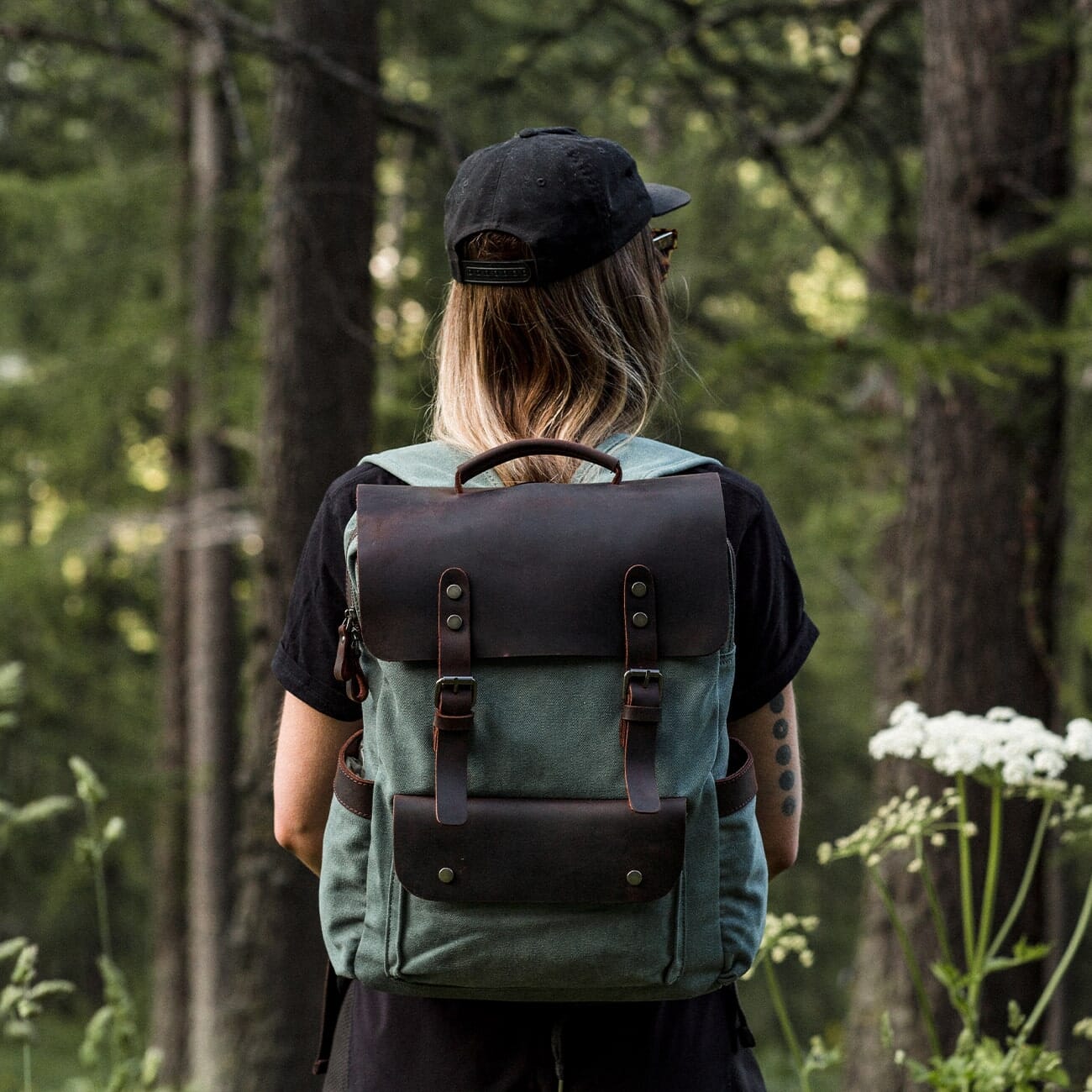 Sac à dos en toile pour ordinateur portable | HELSINKI - Artisanat de qualité, conçu pour durer