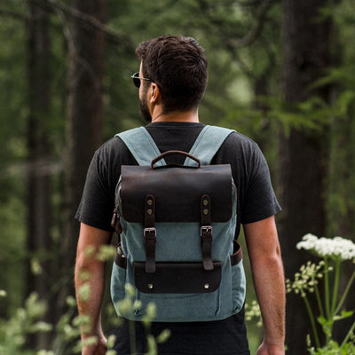 Sac à dos en toile pour ordinateur portable | HELSINKI - Artisanat de qualité, conçu pour durer
