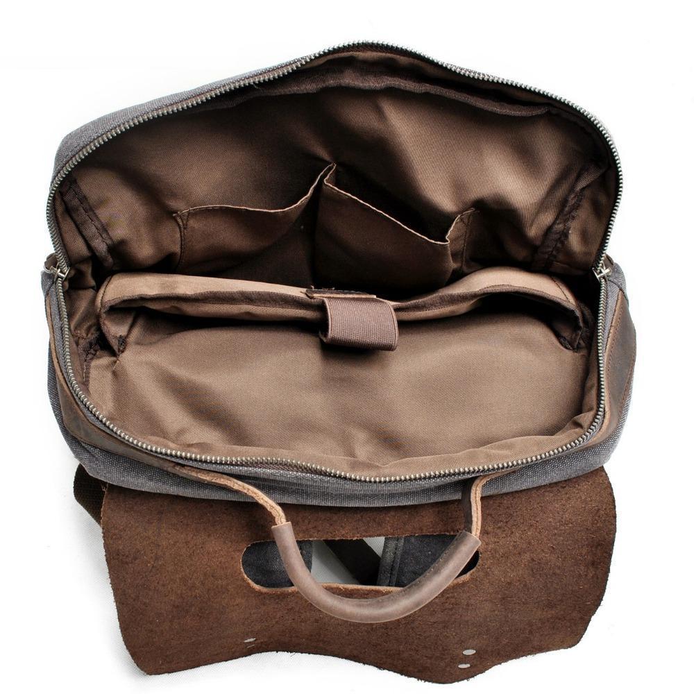 Sac à dos en toile pour ordinateur portable | HELSINKI - Artisanat de qualité, conçu pour durer